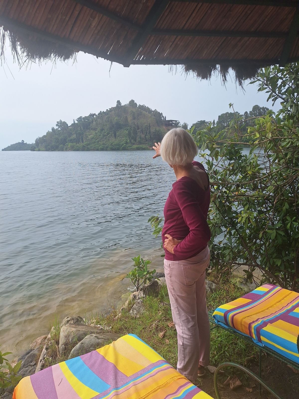 voyage à vélo lac Kivu détente